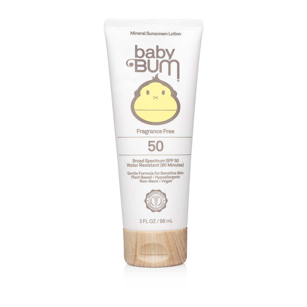 Tubo de 88 ml de protector solar Baby Bum sin fragancia - otra opción de protector solar principalmente natural para pieles propensas a la dermatitis seborreica